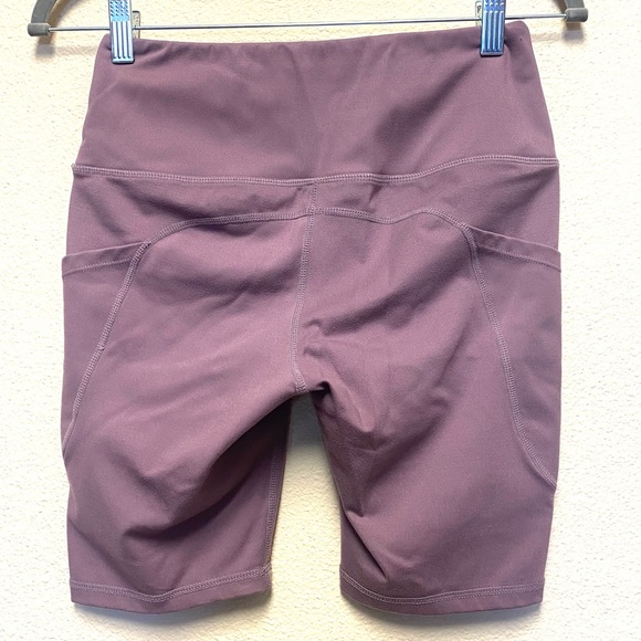 Lavender/mauve biker shorts, sz SM - Picture 2 of 6